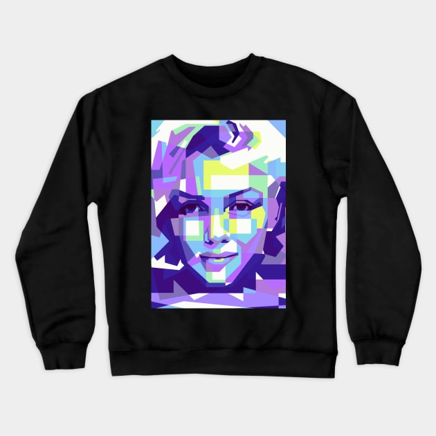 Marilyn Monroe Crewneck Sweatshirt by mrcatguys